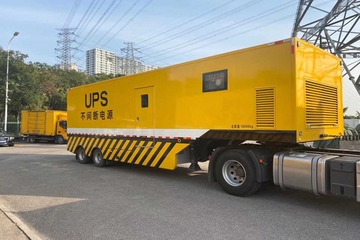 北京发电机租赁施工现场